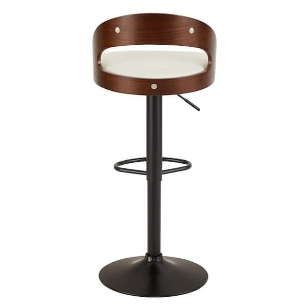 VECELO Bar Stools Set of 2-Counter Height Stool with