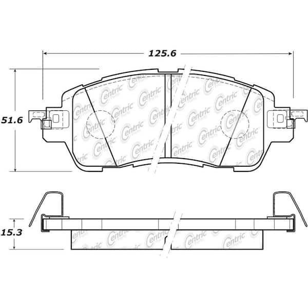 Centric Parts Disc Brake Pad Set