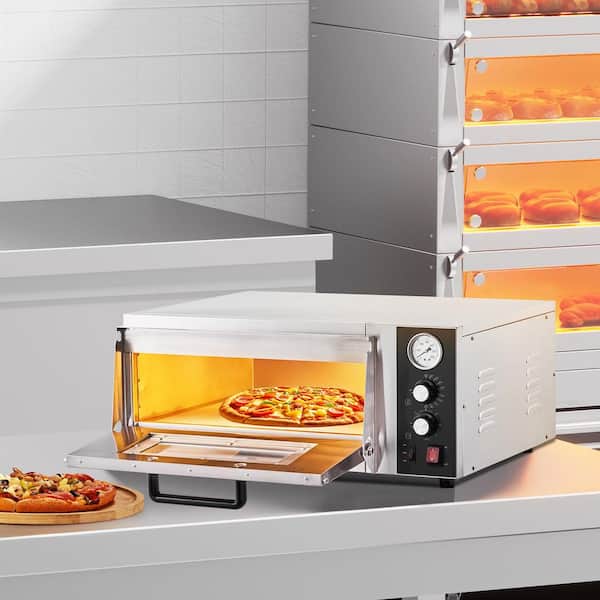 Electric Pizza Oven, 18 in. Commercial Pizza Ovens, 842°F Max Temp, 1740-Watt Large Pizza Oven Countertop, 2025 Update
