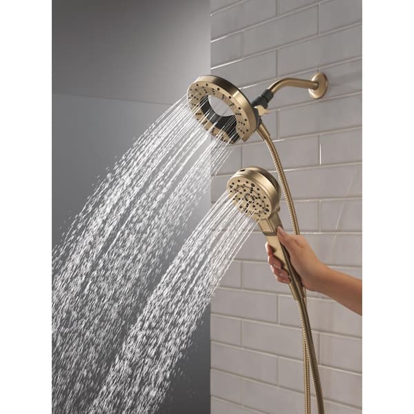 Delta In2ition ProClean Gold 5-Spray Wall Mount Dual Fixed and