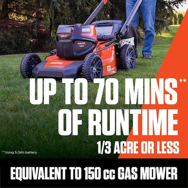 21 in. 56-Volt Cordless Battery Walk Behind Push Lawn Mower with 5.0 Ah Battery and Standard Charger