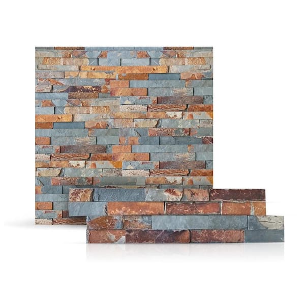 Prestige Stone & Granite California 6 in. x 24 in. Gold Stone Natural Stacked Veneer Siding Exterior/Interior Wall Tile (2-Boxes/14.6 sq. ft.)