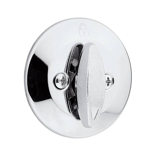 Kwikset 663 Polished Chrome Single-Sided Deadbolt