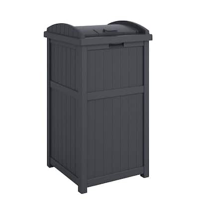 HARAY Outdoor Trash Cans Large Commercial Garbage Cans, Pedal Outdoor  Garbage Cans, Wheeled Large-Capacity Garbage Cans Removable Waste Container  with