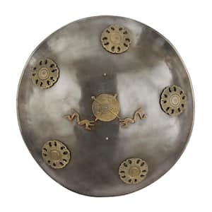 Grey Metal Vintage Wall Decor 21 In. x 21 In.