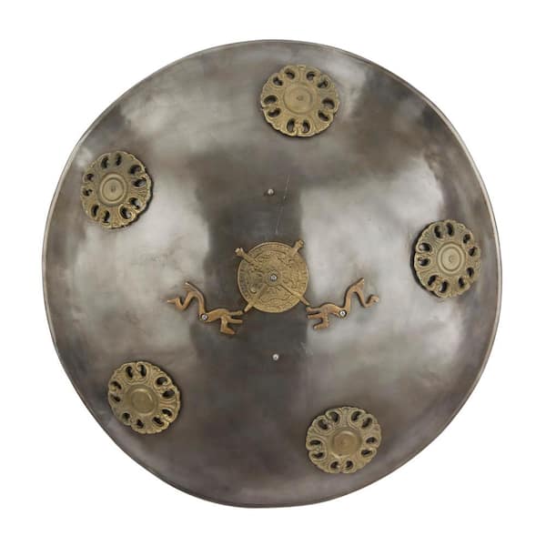 Litton Lane Grey Metal Vintage Wall Decor 21 In. x 21 In.