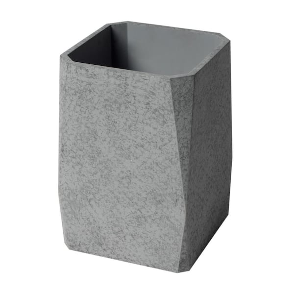 Concrete 12 in. Waste Bin