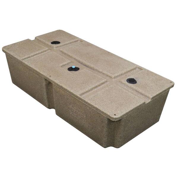 TechStar 48 in. x 24 in. x 12 in. Dock System Float Drum Sandstone Distributed by Tommy Docks