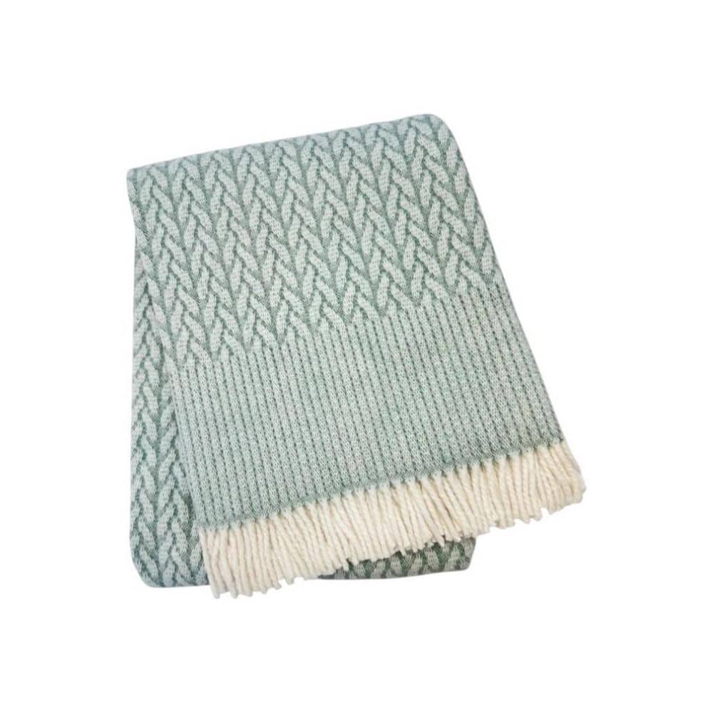 Sage No Pattern and Not Solid Color Microfiber, Cotton Throw Blanket price history on PriceWatchPro