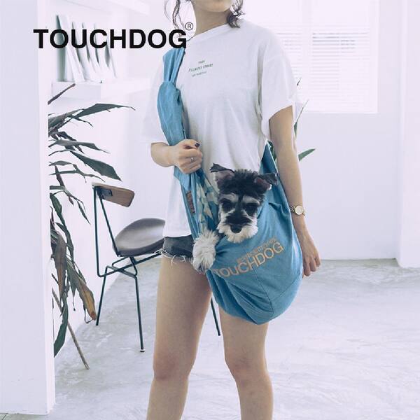 Touchdog Airline Approved Around-The-Globe Passport Designer Pet Carrier (Blue)