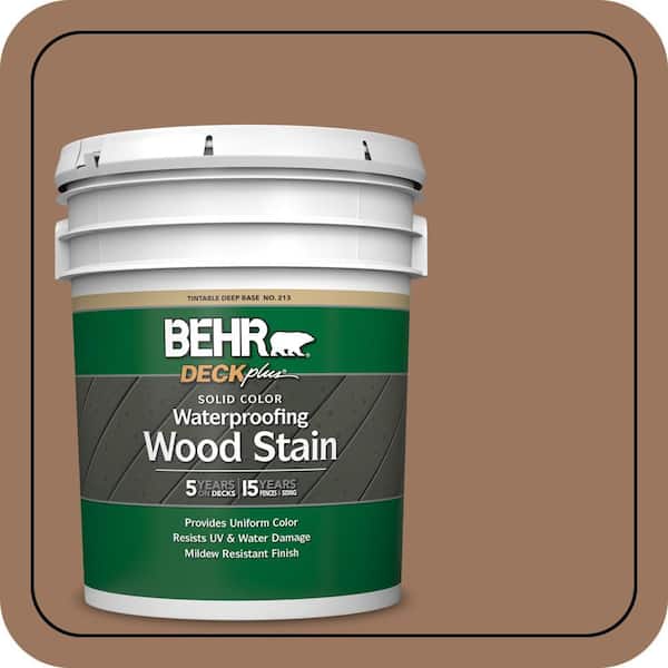 5 gal. #S220-6 Baked Sienna Solid Color Waterproofing Exterior Wood Stain