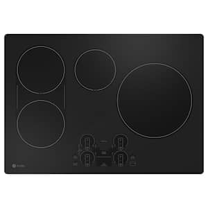Profile 30 in. 4 Burner Element Smart Smooth Induction Touch Control Cooktop in Black