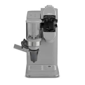 Grind & Brew 1.5-Cup Grey Coffee Maker with Burr Mill