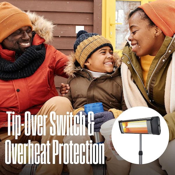 Couverture Chauffante Portable Westinghouse - Châle Poncho électrique, Sherpa Bleu Marine