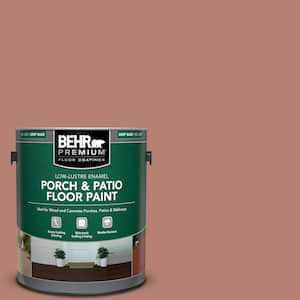 1 gal. #S180-5 Auburn Glaze Low-Lustre Enamel Interior/Exterior Porch and Patio Floor Paint