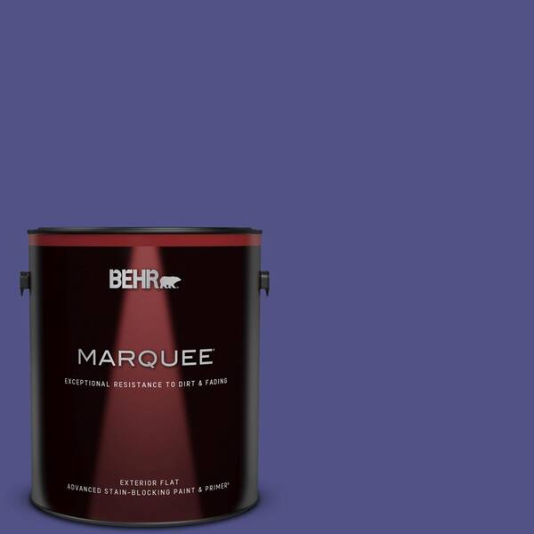BEHR MARQUEE 1 gal. #P550-7 Purple Prince Flat Exterior Paint & Primer