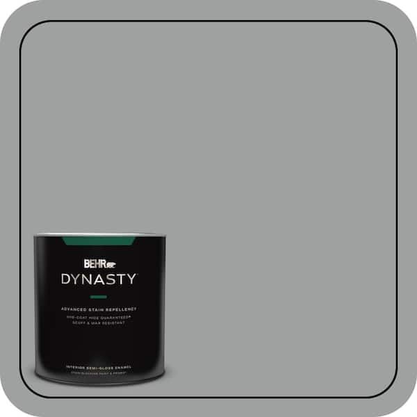 BEHR DYNASTY 1 qt. #N460-4 Cosmic Quest One-Coat Hide Semi-Gloss Enamel Interior Stain-Blocking Paint and Primer