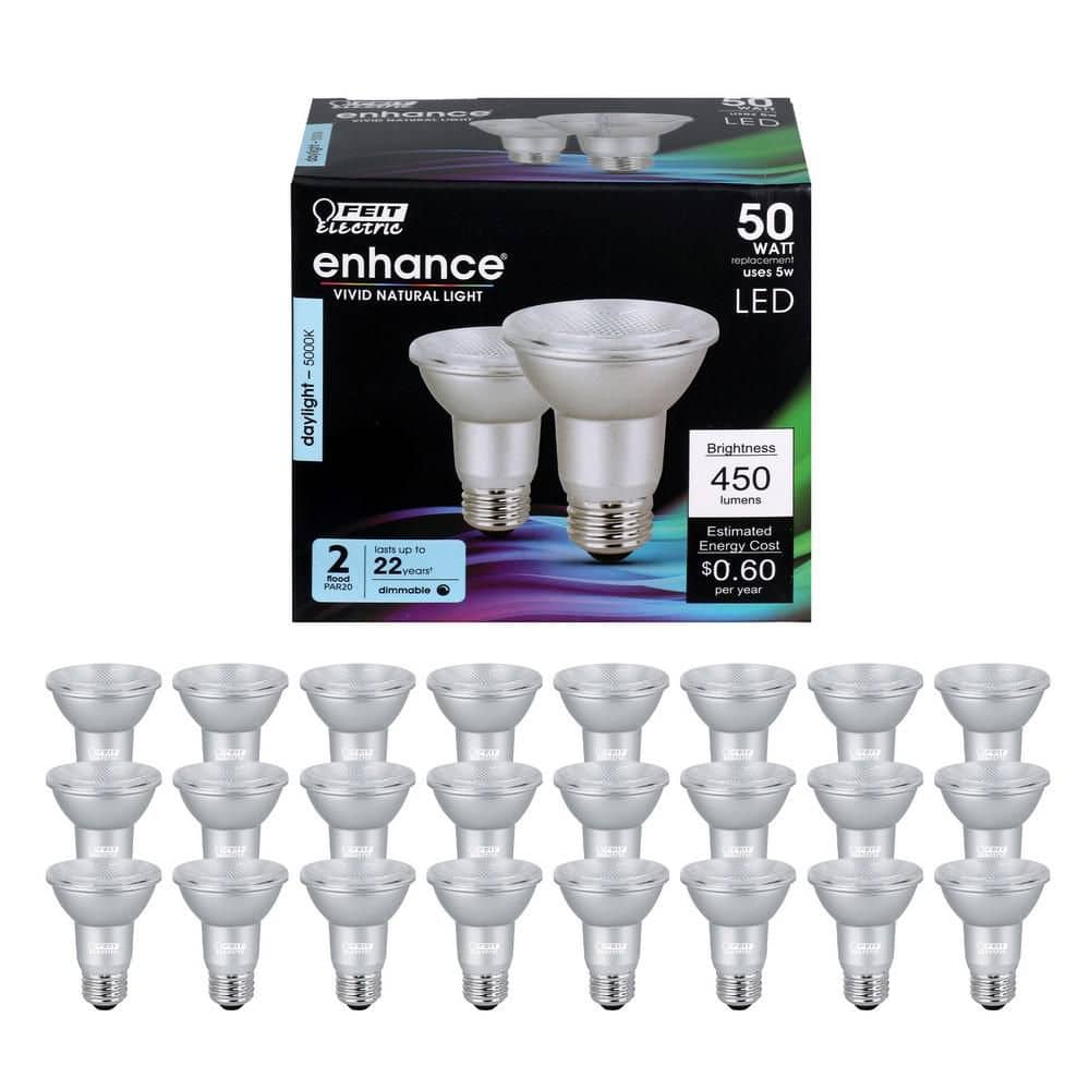 Feit Electric 50-Watt Equivalent PAR20 Dimmable CEC Title 20 90