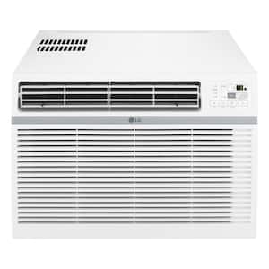 18,000 BTU 208/230V Window Air Conditioner Cools 1,000 Sq. Ft. with Remote, Dehumidifier and in White
