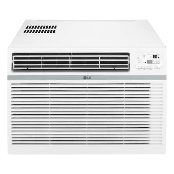 18,000 BTU 208/230V Window Air Conditioner Cools 1,000 Sq. Ft. with Remote, Dehumidifier and in White