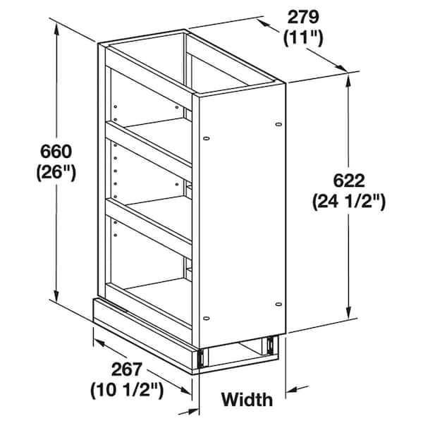 1 door PANTRY cabinet with pullout (HAFELE pantry pullout