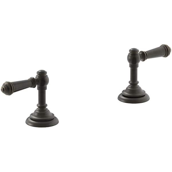 KOHLER Artifacts 2-Handle Trim Kit in Oil-Rubbed Bronze (Valve Not Included)