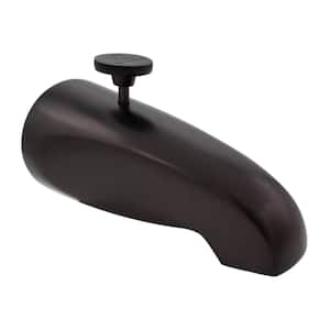 5-1/2 in. Brass Rear Diverter Tub Spout in Victorian Bronze