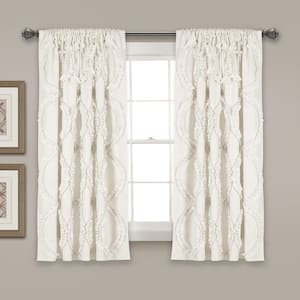 Avon Window Curtain Panel White Single 54X45