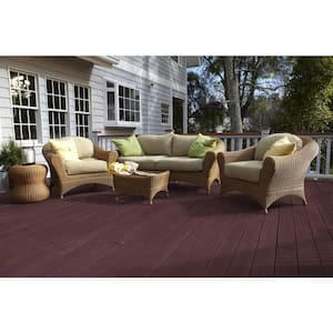 5 gal. #ST-106 Bordeaux Semi-Transparent Waterproofing Exterior Wood Stain