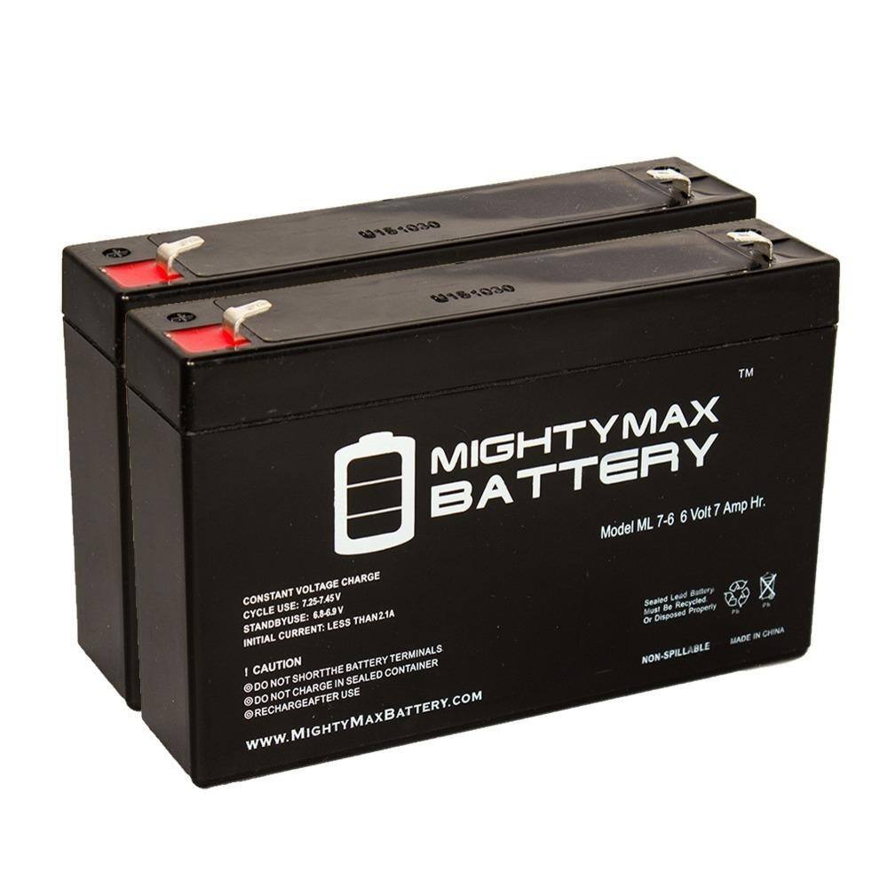 6V 7Ah SLA Battery Replacement for BG-670 - 2 Pack price history on PriceWatchPro