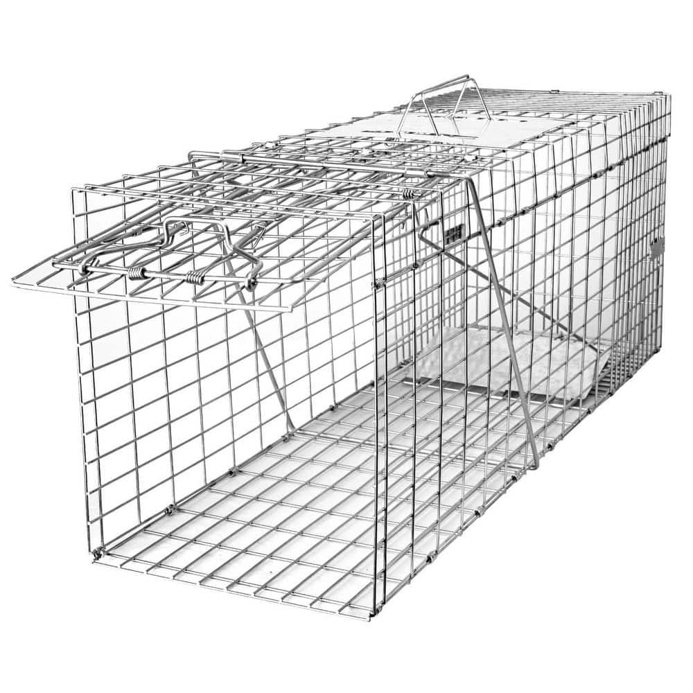 32 in. x 10 in. x 12 in. Live Animal Cage Trap, Heavy Duty Folding Raccoon Traps, Humane Cat Trap for Stray Cats price history on PriceWatchPro