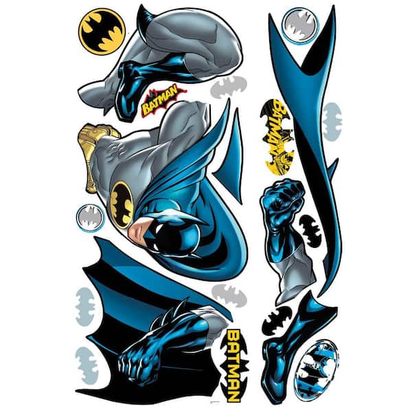 RoomMates 38 in. x 44 in. Batman Bold Justice Peel and Stick Giant Wall  Decal RMK1864GM - The Home Depot
