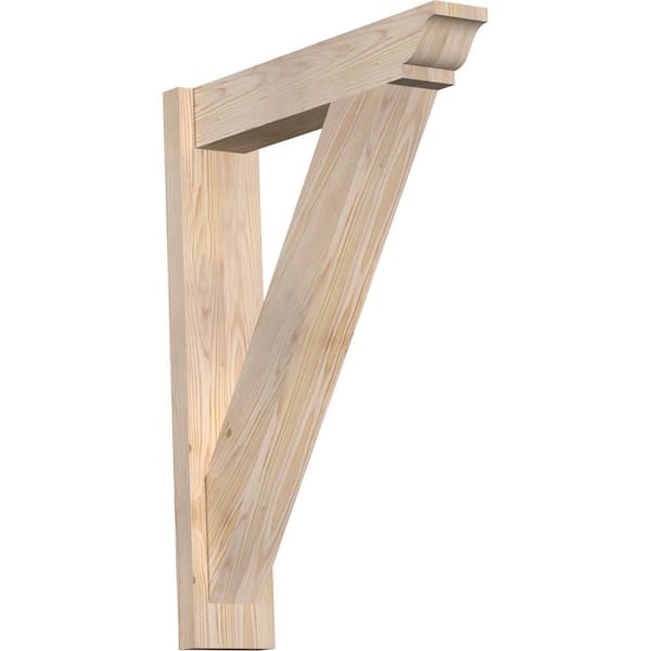 Ekena Millwork 6 in. x 32 in. x 24 in. Douglas Fir Traditional Smooth Outlooker