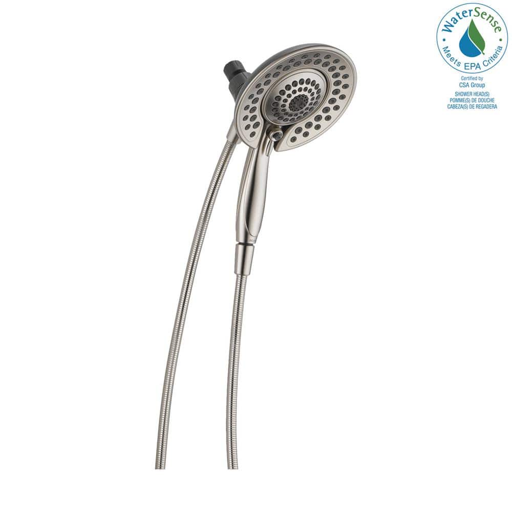 Brushed Nickel 5-Function Handheld Shower Head Combo
