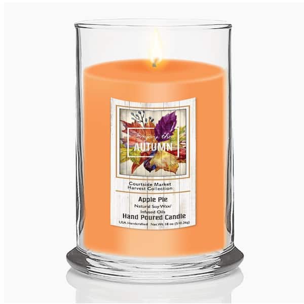 Enjoy Autumn 18 oz Status Candle Glass