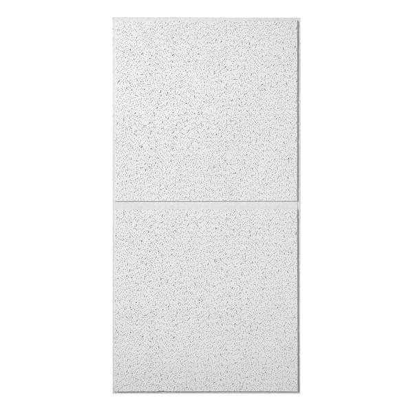 2 ft. x 4 ft. Radar Illusion Two/24 White Shadowline Tapered Edge Lay-In Ceiling Tile, pallet of 120 (960 sq. ft. )