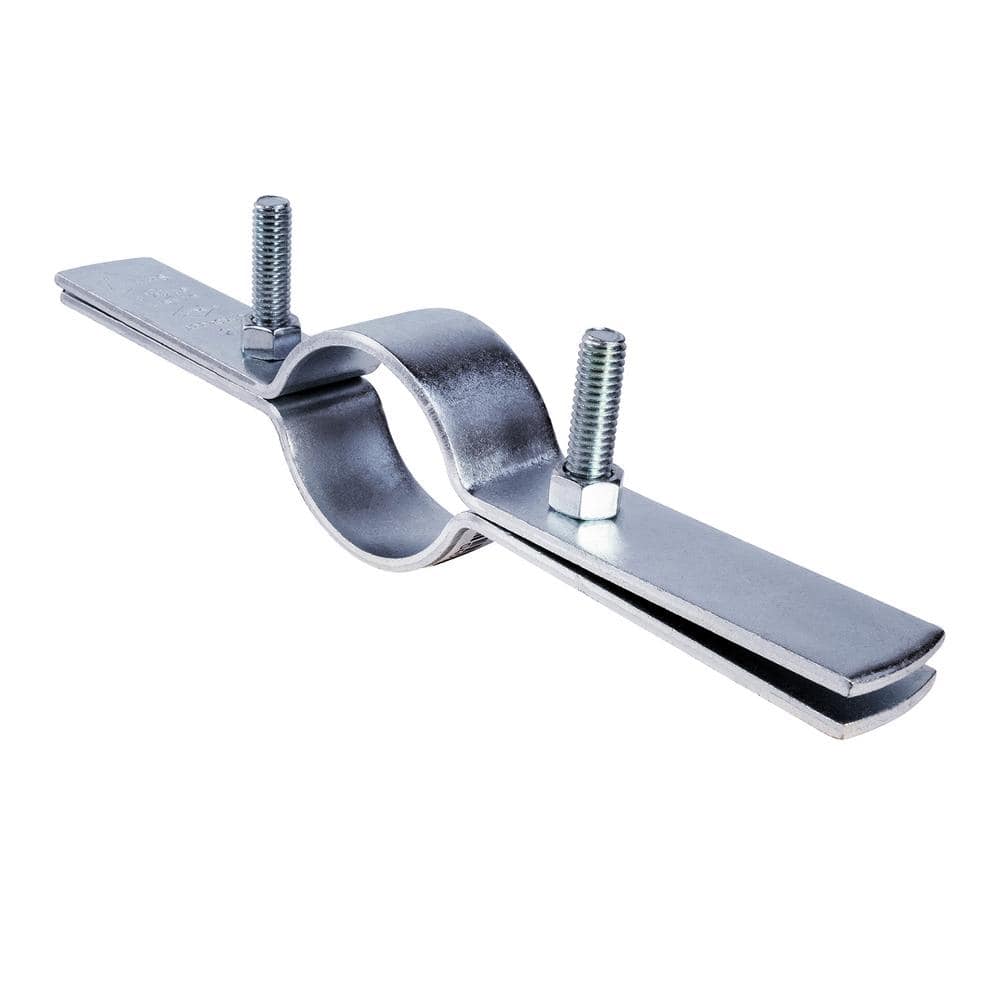 PLUMBFLEX 2 in. Riser Clamp in Electro Galvanized Steel 02CLRSGE - The ...