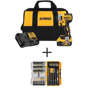 20V MAX XR Lithium-Ion Cordless Brushless 3-Speed 1/4 in. Impact Driver Kit and MAXFIT Screwdriving Set (35 Piece)