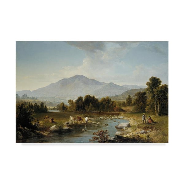 Trademark Fine Art Asher Brown Durand High Point Shandaken Mountains 1853 Canvas Unframed Photography Wall Art 16 in. x 24 in
