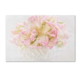 16 in. x 24 in. "Pink Parrot Tulips Bouquet" by Cora Niele Printed Canvas Wall Art