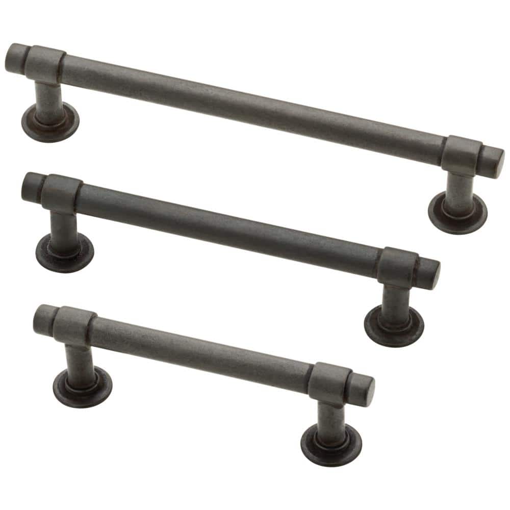 Soft Iron 5-Inch Industrial Bar Pull with Mounting Hardware