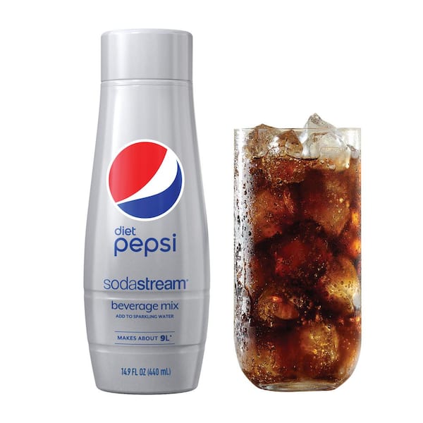 SodaStream SodaStream Diet Pepsi Beverage Mix Flavor (440ml, Pack of 4 ...