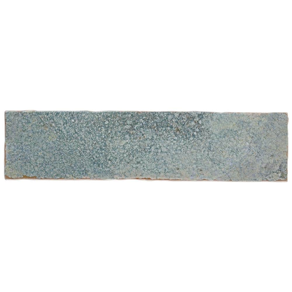 Mandalay Green Polished Ceramic Subway Wall Tile