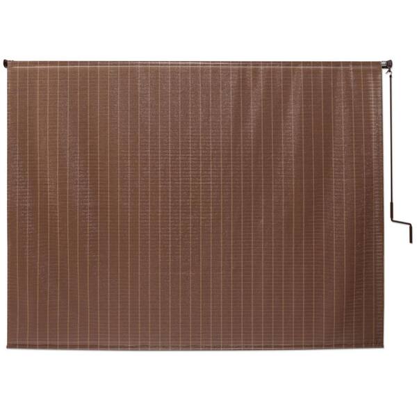 Coolaroo Exterior Alderwood Roller Shade 48 In W X 72 L 454180 The Home Depot Coolaroo Exterior Alderwood Roller, Coolaroo Outdoor Shades Home Depot