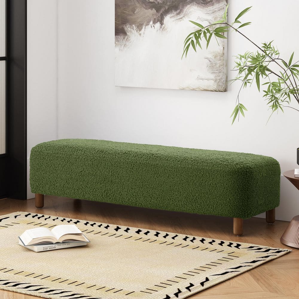 オットマン・スツール Ottoman sofa - Green Henrietta Ottoman, Moss Green Velvet | daals.com