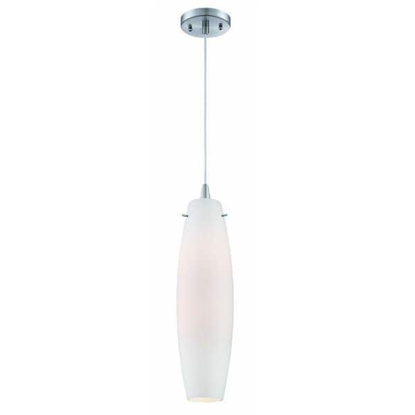 Philips Mojave 1-Light Satin Nickel LED Hanging Pendant