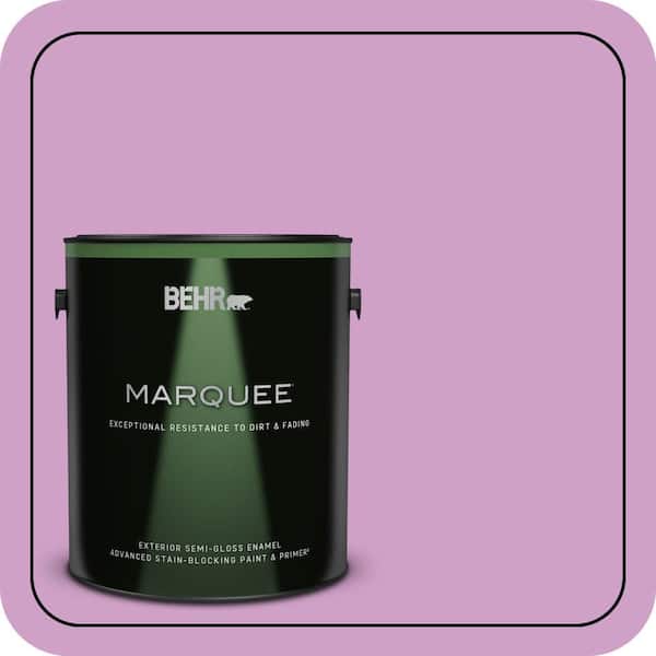 BEHR MARQUEE 1 gal. #670B-4 Geranium Bud Semi-Gloss Enamel Exterior Paint & Primer