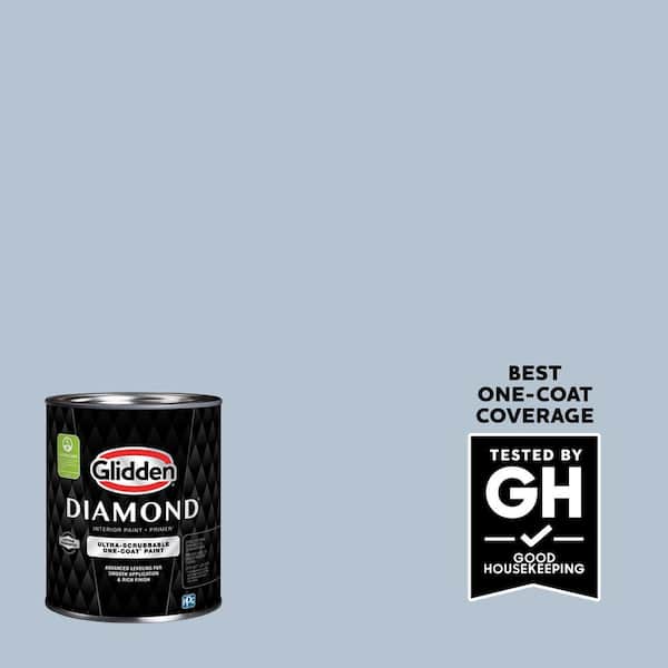 Glidden Diamond 1 qt. PPG1163-3 Pageant Song Eggshell Interior Paint with Primer