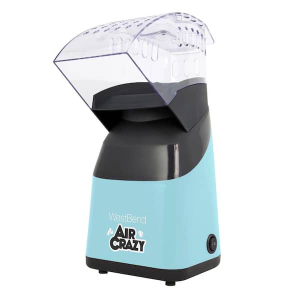 West Bend Air Crazy 1400W 2 oz Blue Hot Air Popcorn Machine PC8448BL13