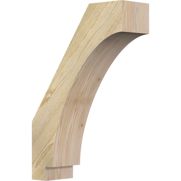 Ekena Millwork 6"W x 18"D x 26"H Imperial Rough Sawn Knee Brace, Douglas Fir